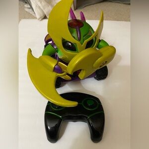 Trendmasters Rumble Robots Bitor vintage 2000 electronic robot toy red team